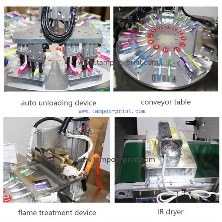 Semi Automatic 2 Color Toothbrush Printing Machine