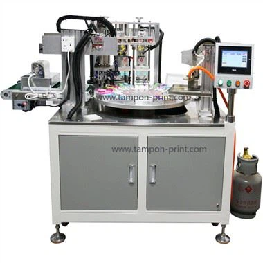 Máy in bàn chải đánh răng 2 màu bán tự động