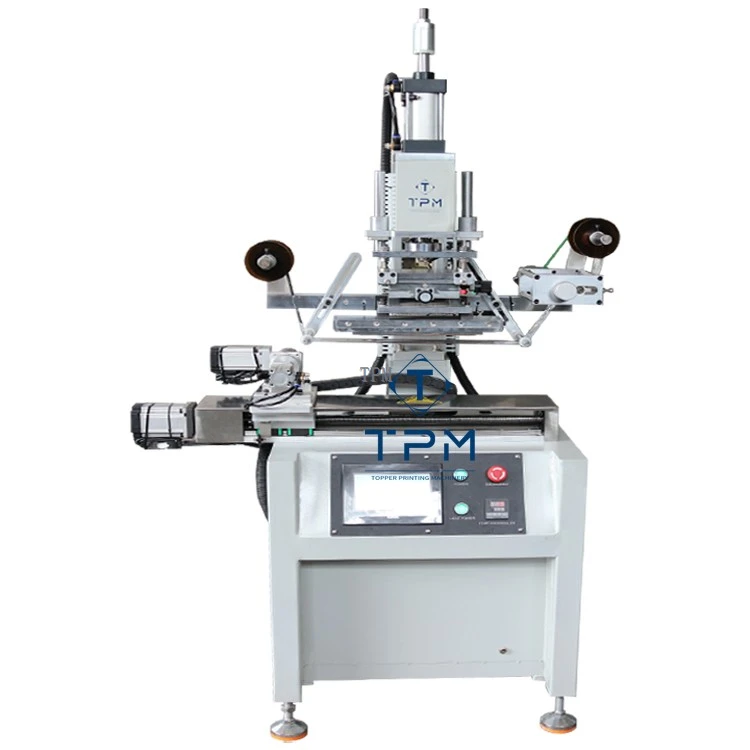 Plastic Lids Hot Stamping Foil Machine